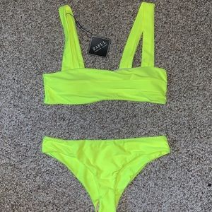 NWT NEON BIKINI TWO PIECE BATHING SUIT